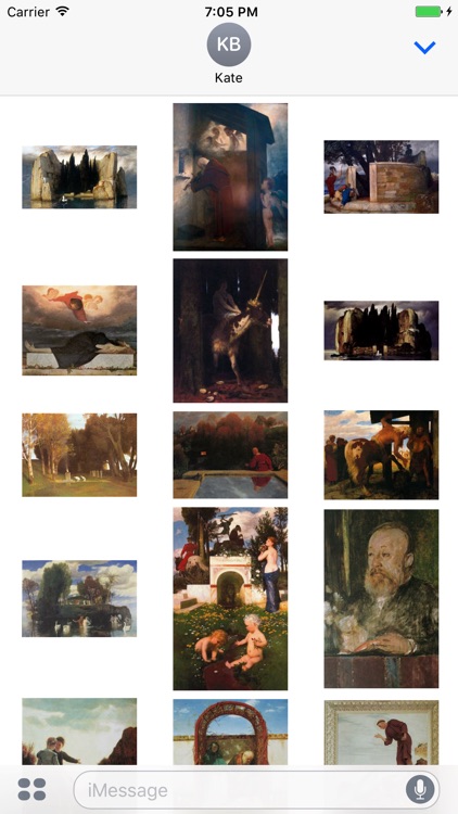 Arnold Bocklin Artworks Stickers screenshot-3