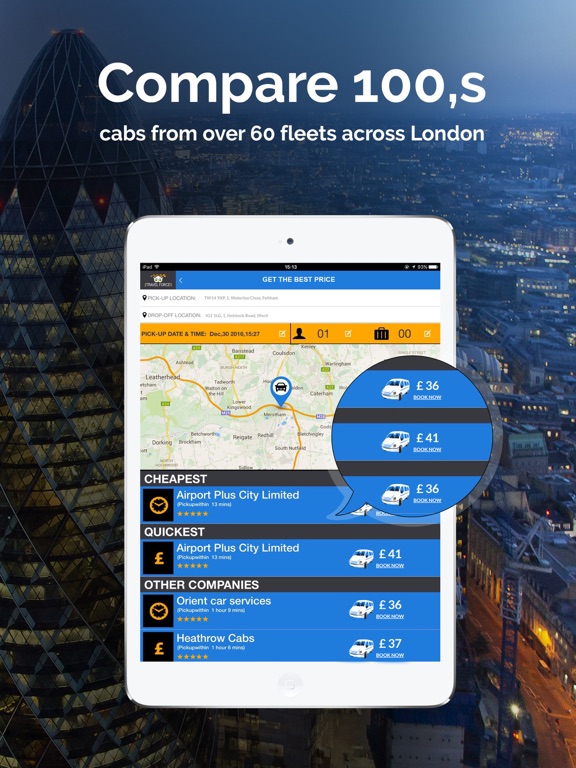 Screenshot #5 pour Travel Force - book minibus taxi in london & uk