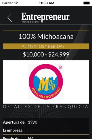 500 Franquicias por Entrepreneur screenshot 3