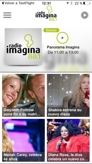 Radio Imagina para iPhone