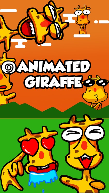Animated Giraffe Sticker App