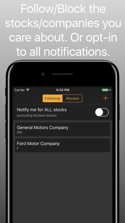 Trumpy Stocks: Tweet Alerts & Analysis screenshot-3