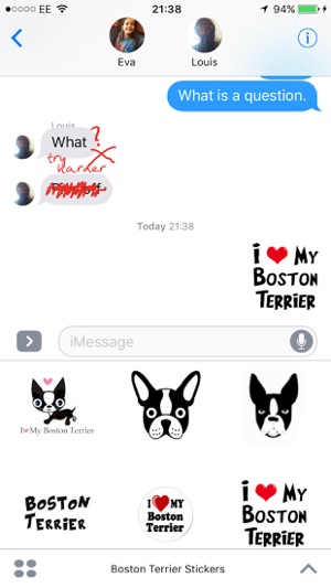 Boston Terrier Stickers(圖2)-速報App