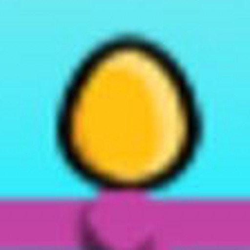 Yellow Egg Jumping World Icon