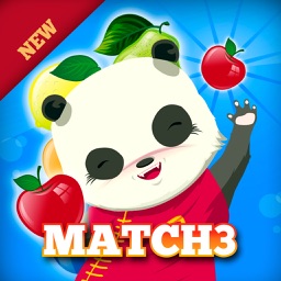 Panda Fruit Harvest Free Match 3