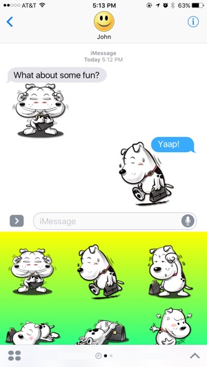 White Dog Adventures Stickers(圖2)-速報App