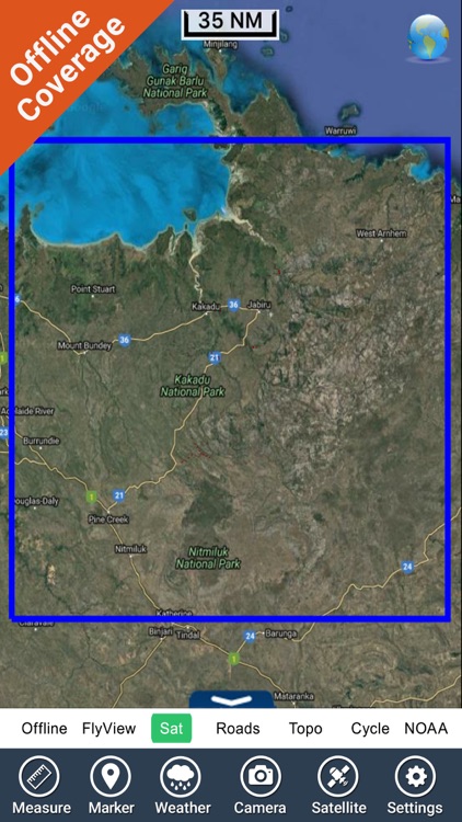 Kakadu National Park HD GPS Charts Navigator screenshot-4