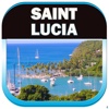 Saint Lucia Island Offline Travel Map Guide