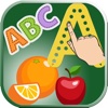 ABC Tracing Alphabet and Vocabulary fruits