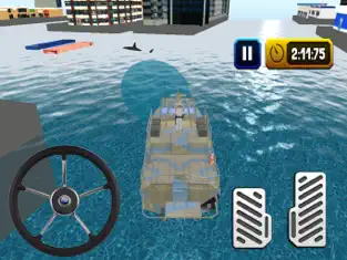 Captura de Pantalla 2 Barco marino estacionamiento & ejército de la nave iphone