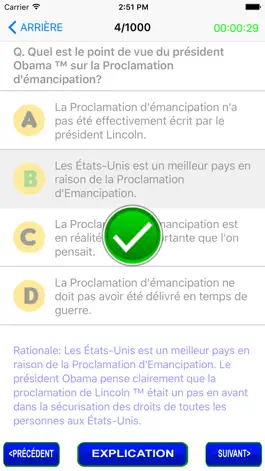 Game screenshot GED Test en français apk