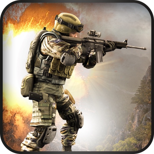 Elite Commando on Frontline Striking Enemy Base 3D Icon