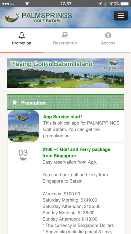 PALMSPRINGS GOLF BATAM