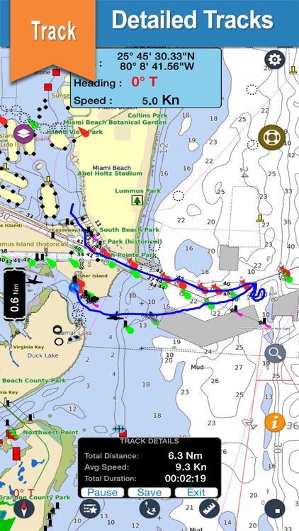 Oregon boating offline gps nautical fishing charts