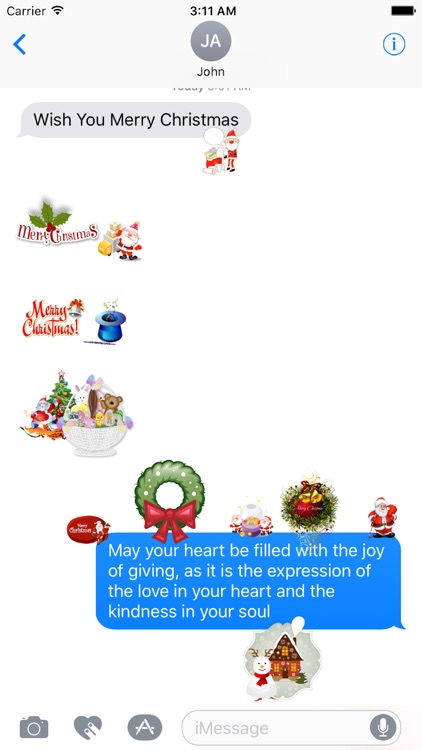 Christmas Sticker For iMessage App