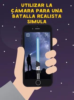 Imágen 4 Sable de luz star simulador:guerras láser de duelo iphone