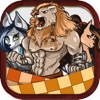 Furry &amp; Friends Board Puzzles Checkers Game Pro
