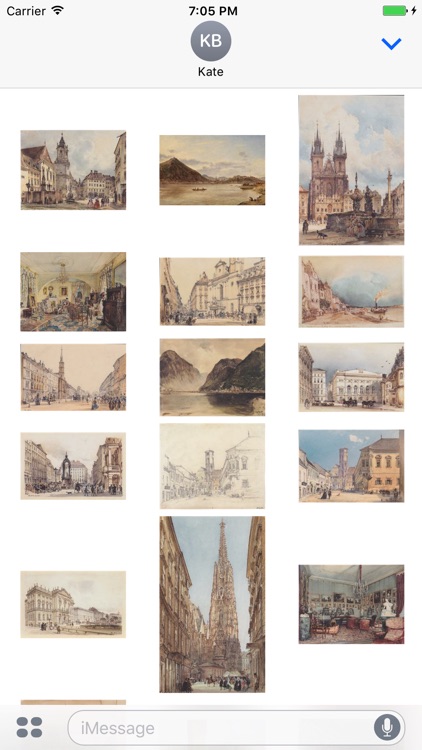 Rudolf Von Alt Artworks Stickers