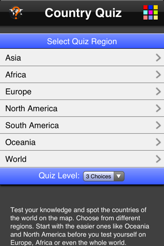 Country Quiz - náhled