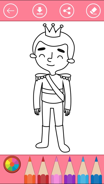 Royal Coloring Book: Color princess, castle, ...