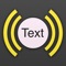 "Recitator" (Latin reciter, reader) reads your texts to you