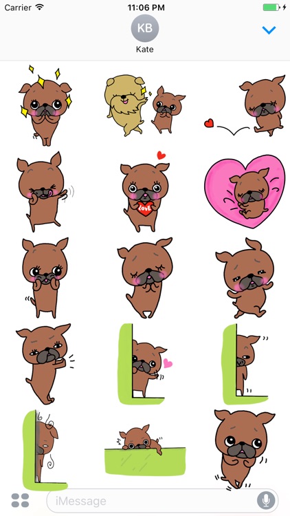 Booboo The Cutie Dog Stickers