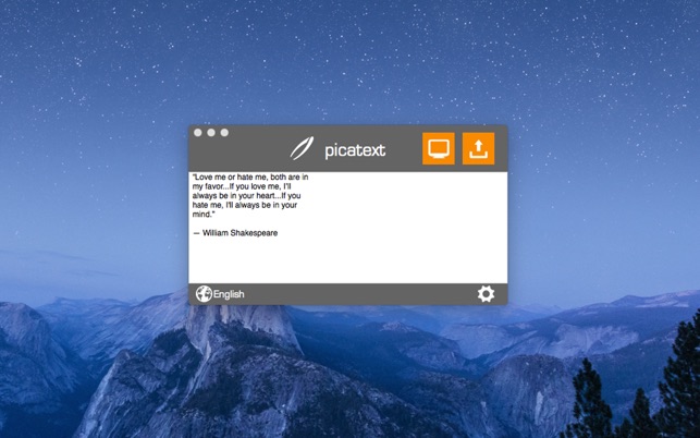 ‎picatext Screenshot