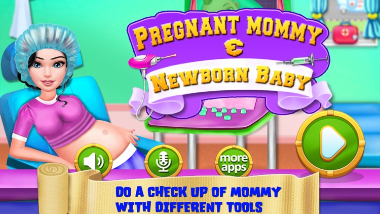 Pregnant Mommy & Newborn Baby