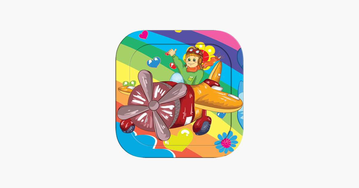 ‎Painting Games for Kids - Aeroplane Coloring Pages على App Store