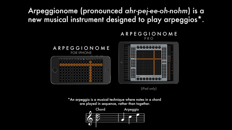 Arpeggionome for iPhone | matrix arpeggiator