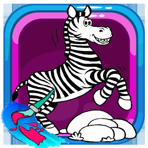 happy zebra paint game for kidsharutai khaikaew