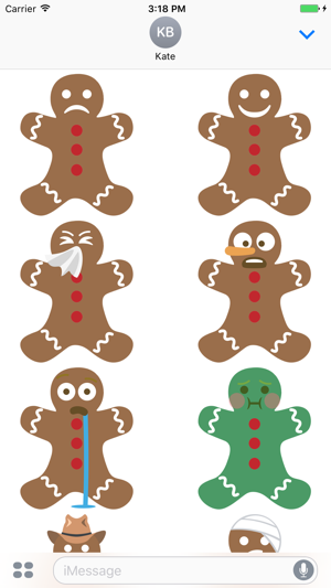 Gingerbread Man Stickers | Premium Collection(圖2)-速報App