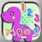 Dinosaur adventure with basic math game 