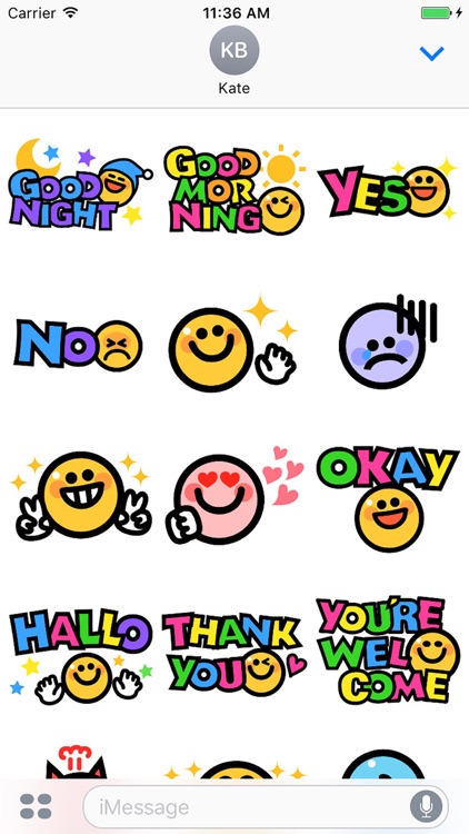 Smiley face Sticker 1