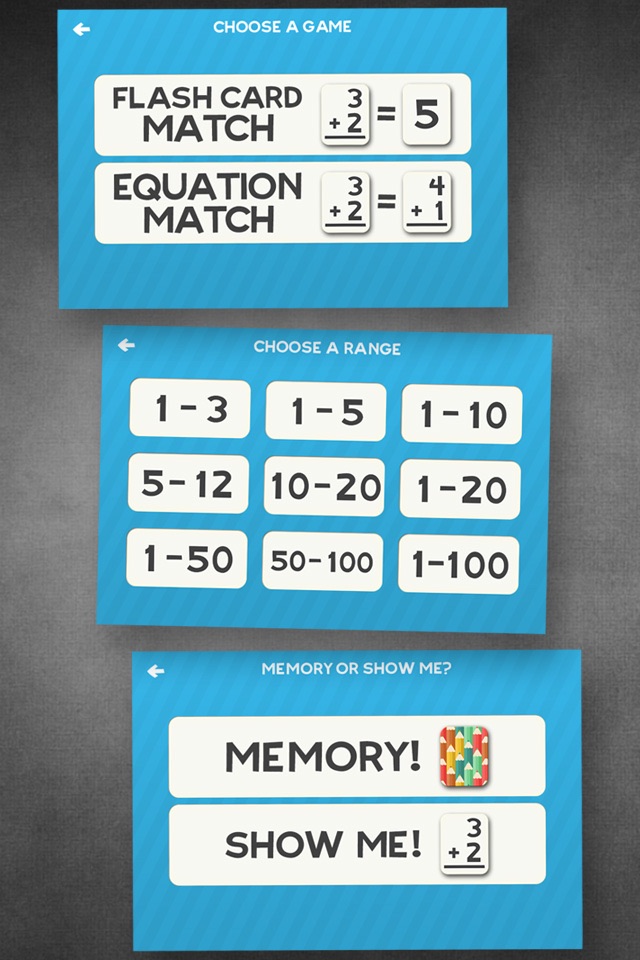 Addition Flash Cards Math Help Quiz Learning Games screenshot 3