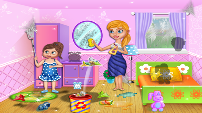 How to cancel & delete Mom's Little Helper - Kids Room Cleaning game from iphone & ipad 4