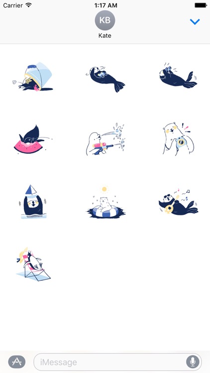 Animals Of The Antarctic Stickers