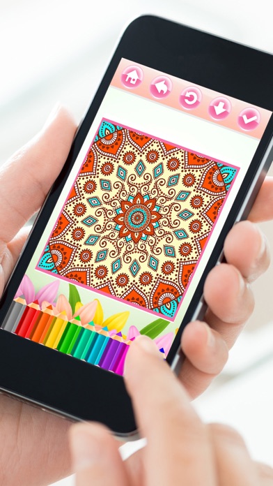 How to cancel & delete Adults Coloring Book Color Pigment Therapy Page from iphone & ipad 1