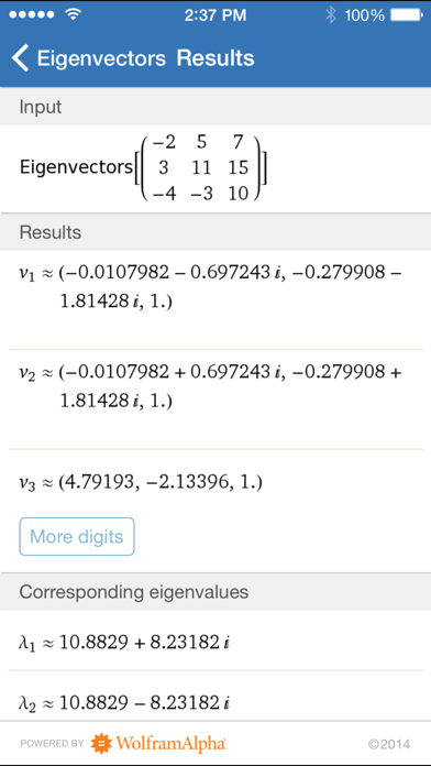 Wolfram Linear Algebr... screenshot1