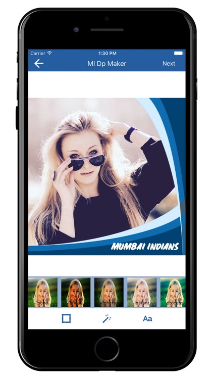 Support IPL MI Team DP Maker screenshot-3