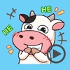 Momo Cow Animated