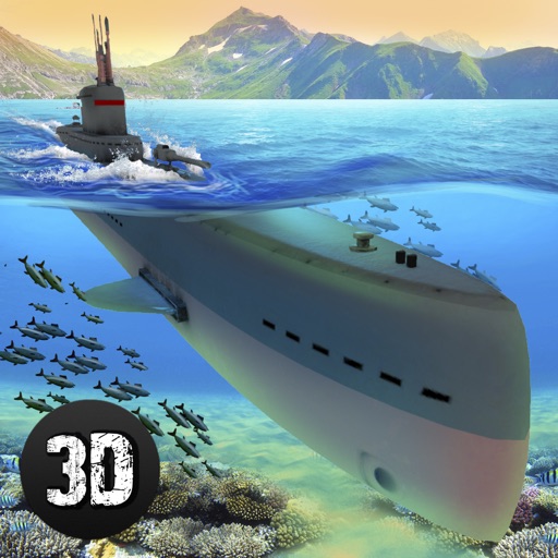 Navy War Underwater Submarine Simulator 3D Icon