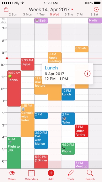 Week Calendar