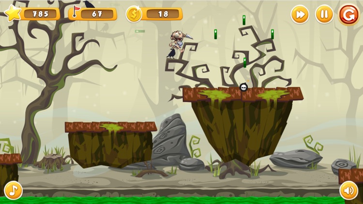 Zombie Run Game : jumping and running games