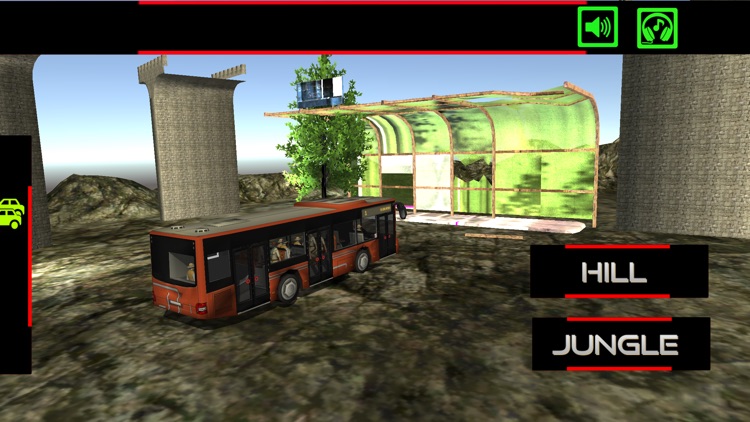 3D Off Road Trip from Hill to School Bus Simulator