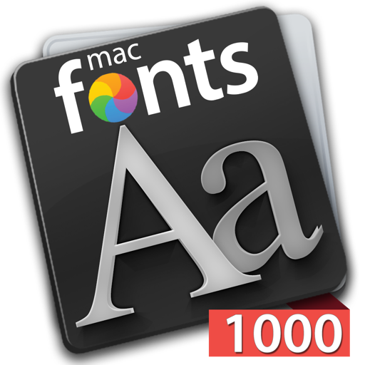 macFonts 1000 Red