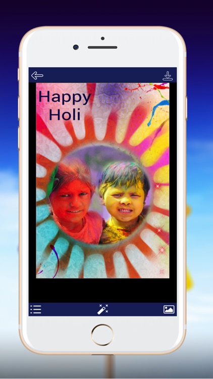 Holi Photo Frame - Best Frame of Colors