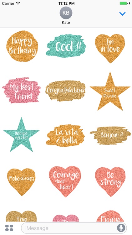 Hello - Watercolor Messages Stickers by Maraquela screenshot-4