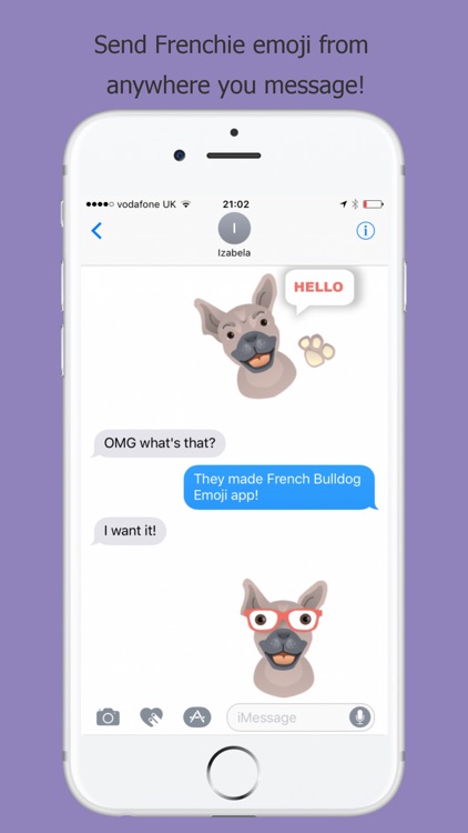 FrenchieMoji - French Bulldog Emojis screenshot-3