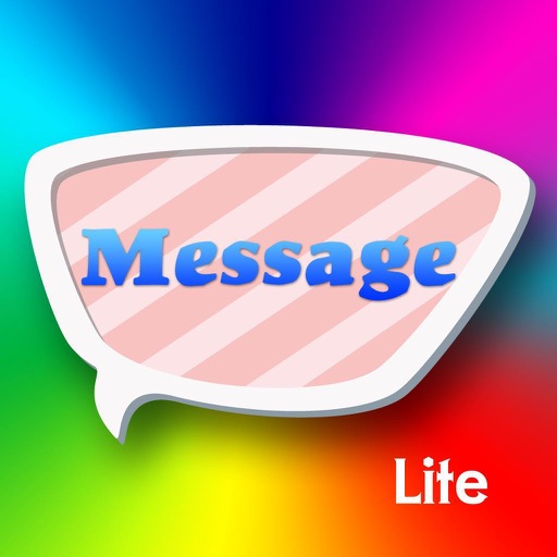 Color text message Lite Icon